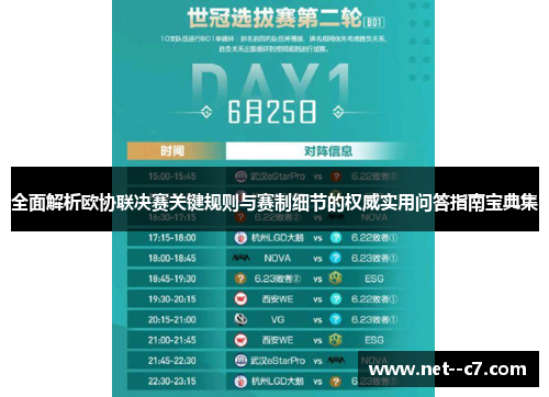 全面解析欧协联决赛关键规则与赛制细节的权威实用问答指南宝典集 全面解析欧协联决赛关键规则与赛制细节的权威实用问答指南宝典集